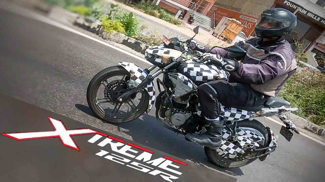 Motorcyclist riding on a local road
